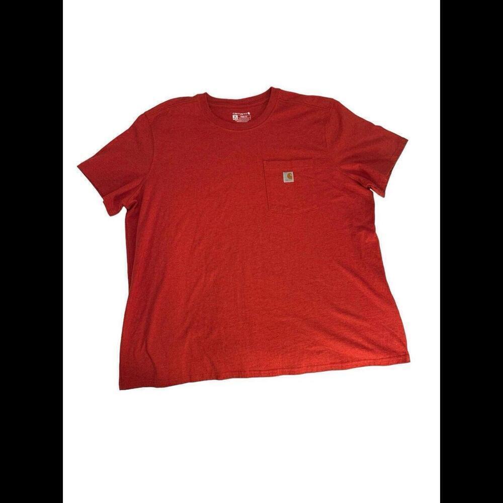 Carhartt Mens T-shirt WorkWear Pocket Basic Heavyweight Jersey Knit Top Tee mt24